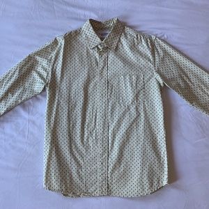 Cream Colored Corridor Button Down Shirt